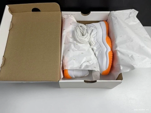 Chep Onekick AH7860-139 LOW AIR CITRUS 11 RETRO BRIGHT JORDAN 0622